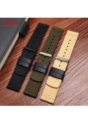 Senior nylon watch band 24mm for casio GA 2000 PRG-600YB-3 prg-650 PRW-6600 watch strap waterproof bracelet wrist band