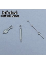 Miuksi Watch Silver Hands Green Blue Luminous Hands Fit NH35 NH36 ETA2824 2836 Miyota8205 8215 821A Mingzhu DG2813 3804 Movement