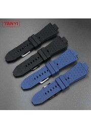 Silicone Rubber Watch Band Convex Interface 13mm For M-K MK8184 MK8295 MK8296 MK8445 MK8152 Watchband Man Watches Strap