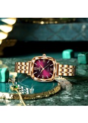 Women Watches New Women's Simplicity Casual Quartz Stainless Steel Band Watch Rose Ladies Wrist Watch Gift Montre Femme