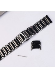 Fashion 20mm Ceramic Strap For Samsung Galaxy Watch 4 44mm 40mm Classic 46mm 42mm Active 2 Smartwatch Strap