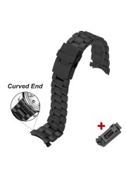 18 20 22 24mm Stainless steel band For Samsung Galaxy Watch4 42 46mm 3 41 45mm no gap bracelet for Huawei Watch Gt 2 soild strap