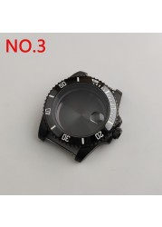 NH35 case 40mm sterile watch case add ceramic bezel fit NH35 movement NH36