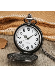 New accept custom men women unique quartz pocket watch with thick chain collectible watches graduation gift for classmates