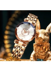 2022 Luxury Brand Diamond Women Watch Rhinestone Stylish Ladies Gold Watches Wrist Watch Women Watch Female XFCS