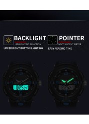 SMAEL Solar Power Men Sports Watches Waterproof LED Digital Watch Men Luxury Brand Electronic Mens Wrist Watch Relogio Masculino