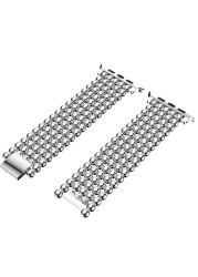 Women Stainless Steel Bracelet for Apple Watch Series 543 42mm 38mm Strap for iwatch 7 6 SE 5 40 44mm 41 45mm Luxury Ladies Bracelet