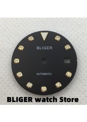 BLIGER 29.3 مللي متر الماس مجموعة ساعة الهاتفي ل ميوتا 8215 8205 821A Mingzhu DG3804 ايتا 2824 2836 حركة