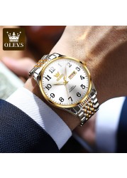 OLEVS Luxury Automatic Watch for Men Mechanical Waterproof Stainless Steel Fashion Top Brand Wristwatches Relogio Masculino