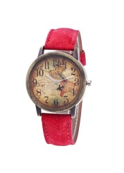 Quartz watch for women and men fashion round dial leather strap wristwatch women business men watches