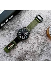 النايلون حزام ل سامسونج Gear S3 الكلاسيكية/الحدود watch3 45/46 مللي متر حلقة لهواوي GT2pro 2e ل Seiko كاسيو 22 مللي متر الرياضة معصمه