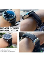 20mm 21mm High Quality Nylon Fabric Watch Band Fit For Omega Aqua Terra 150 Seamaster 007 Diver 300 Planet Ocean 19mm blue strap