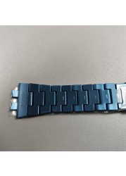 Genuine GMW-B5000 Blue Camouflage Titanium Watchband  With Tools and Scews