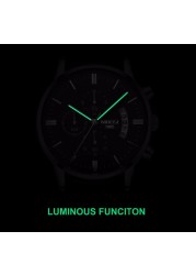 NIBOSI Men's Watch Waterproof Casual Luxury Brand Quartz Military Sports Watch Men Business Wristwatch Relogio Masculino