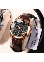 POEDAGAR Men's Watch Luxury Brand Sport Watch Men Full Steel Watches Male Wrist Watch Male Watch Male Clock