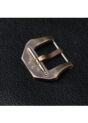 Submarine Bronze Buckle 22 24 26MM For PAM Bronze Watch Leather Rubber Strap Buckle Bronze Watch Buckle