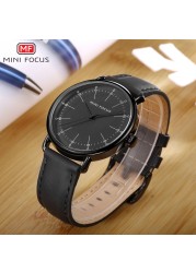 Men's Quartz Watches 2020 Waterproof Luxury Brand Men's Watch Classic Dress Fashion Casual Small Focus Genuine Leather Strap