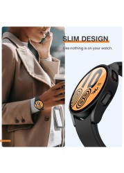 Samsung Galaxy Watch 4 Screen Protector Case 44mm 40mm Protective Flip Cover Hard PC Bumper Case For Women Men Watch 4 44mm 40mm