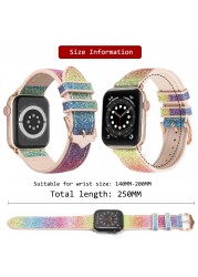 Silicone Strap for Apple Watch 40 44mm 38 42mm Bling Diamond Band for iwatch 6 5 4 3 Rubber Band for Apple watch 7 41 45mm