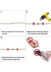 800pcs Insulator Welding Wire Connectors - Heat Shrink Welding Butt Connectors - Welding Connecting Kit - Auto Insulated Waterproof