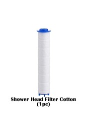 8pcs head shower filter cotton set used for cleaning and filtering shower head