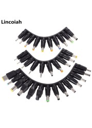 34pcs/8pcs Universal 5.5mm x 2.1mm DC AC Power Adapter Tips Connector Kits For Lenovo Thinkpad Laptop Power Supply Plug Jack Kits