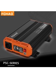 FCHAO 2400W Inverter Solar Panel Pure Sine Wave 12V 24V to 220V Car Power Inverter Solar Power Supply LCD Display for Truck RV