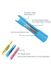 Electrical Cable Connector Set Crimped Terminal Connector Set Water Resistant With Heat Shrink 50/100/200pcs