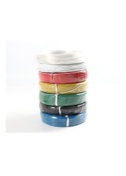 PTFE High Insulation Resistance Wire , Silver Plated Copper Sheathing Wire , 22awg 0.35mm² , 0.35mm²