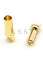 GC3514 Free Shipping 20pairs/lot New 3.5mm Gold Plated Bullet Connector For ESC Motor Lipo RC Battery Part Good Quality