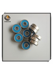 10pcs MR105RS Bearing ABEC-3 5x10x4mm Miniature MR105-2RS Ball Bearings MR105 2RS With Blue Sealed L-1050DDU