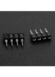 10pcs 4 Pin RGB/5Pin RGBW Single Row Male And Female 25050 3528 LED Strip Light Lamp Header Connector Strip For Black