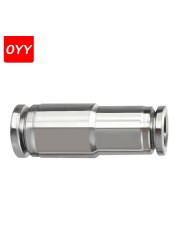 10pcs 304 Stainless Steel Reducer Fittings Straight Trachea Quick Connector PG8-6/10-8/12-6 Pneumatic Fittings