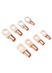 260/240/60CPS Assortment Auto Car Copper Toroidal Arm Wire Crimp Connector Bare Battery Terminal Cable Soldered Connectors Kit