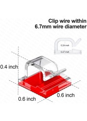 مشابك كابلات الذاتي لاصق إدارة الحبل سلك ويندر سماعة حامل مشبك منظم الكابل المنزل سلك السيارة كليب اكسسوارات