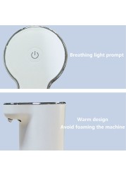 New Automatic Sensor Soap Liquid Dispenser with USB Charging Touchless Smart Hand Washing Machine Bathroom Liquid Soap Dispenser