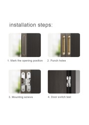 Hidden Hinge Invisible Cabinet Door Hinge , Zinc Alloy Hidden Door Hinge 180 Degree Swing Hinges For Front Door Wooden Box