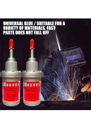 1/2/3pcs Metal Welding Flux Multipurpose Adhesive Super Glue Oily Strong Welding Flux Wood Rubber Raw Glue Welding Flux Glue