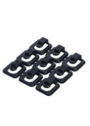 18pcs Electrical Wire Wall Desk Cable Clip Accessories Holder Home Organizer Table Portable Self-adhesion Small Immobilization