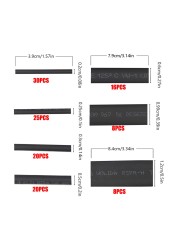 127 قطعة/المجموعة بولي فين منكمش بالحرارة سلك أنبوب كابل الأكمام العزل سلك موصلات مجموعة متنوعة الحرارة يتقلص أنابيب أداة