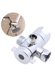 Multifunctional 3 Way Shower Head Holder Water Saving Diverter Combo Wall Mounted Shower Valve Repair Bracket