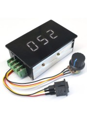 Motor speed controller, 0-100% adjustable digital display, DC 6-60V, U4LA conversion