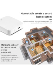 Tuya ZigBee Smart Gateway Multi-mode Bluetooth Network Hub Smart Home Smart Life App Voice Control Work with Alexa Google Home