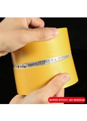 50M Double Sided Tape High Temperature Resistance PET Tape Transparent Impact Resistant Heat Resistant Strong Double-sided Adhesive