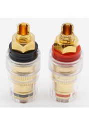 High Quality 1 Pair Speaker Cable Amplifier Terminal Binding Post RBS Connector New Connector