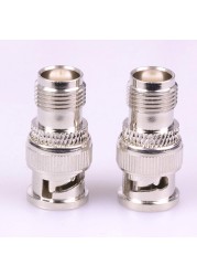 10pcs/lot BNC Male Plug to TNC Female Jack Straight RF Adapter Coupler High Quality Copper TNC to BNC M/F RF Connector Adapter