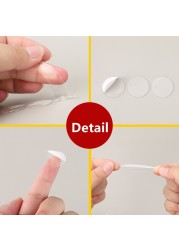 70pcs Round Acrylic Double-Sided Adhesive Tape No Trace Nano Waterproof Adhesive Sticker Home Party Decor Car Fixing Pad