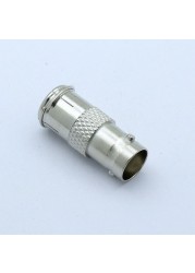 RF Coaxial Connector Adapter BNC Female Jack to F Fast Male Plug Coaxial Adapter Coupler Extender 12/50/100pcs