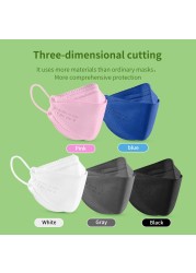 Spain Adult Fish KN95 FFP2 Mask FPP2 Approved Dust Masks Respirator Protective Face Masks FPP2 Mask ffp2masks Fast Delivery