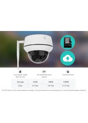 Anpviz 5MP PTZ WiFi IP Camera Outdoor 5X Zoom Wireless Security CCTV Camera Two Way Audio Mic Speaker IR 30m IP66 CamHi H.265